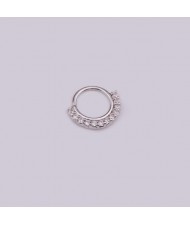 Creative Shining Design Cubic Zirconia Stainless Steel Piercing Nose Stud/ Stud Earrings (1 piece)
