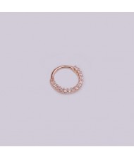 Creative Shining Design Cubic Zirconia Stainless Steel Piercing Nose Stud/ Stud Earrings (1 piece)
