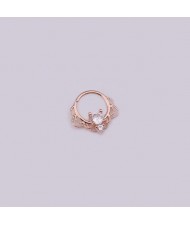Creative Shining Design Cubic Zirconia Stainless Steel Piercing Nose Stud/ Stud Earrings (1 piece)