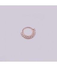 Creative Shining Design Cubic Zirconia Stainless Steel Piercing Nose Stud/ Stud Earrings (1 piece)
