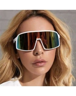 6 Colors Available Outdoor/ Cycling Fashion One-piece Design Women/ Men Sunglasses