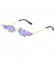 6 Colors Available Unique Flame Design Women Party Fashion Wholesale Sunglasses