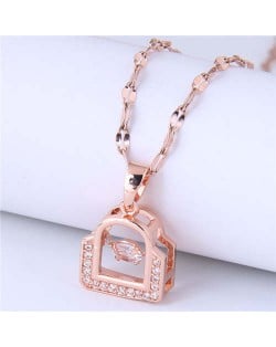 Wholesale Jewelry Handbag Modeling Pendant Women High Fashion Necklace