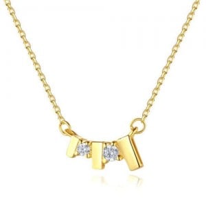 Unique Design Irregular Pendant Wholesale 925 Sterling Silver Necklace