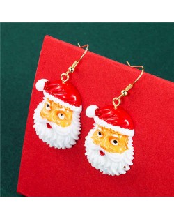 Classical Santa Claus Fashion Wholesale Christmas Jewelry Women Hook Earrings