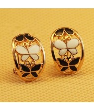 Beautiful Butterfly Rose Gold Earrings