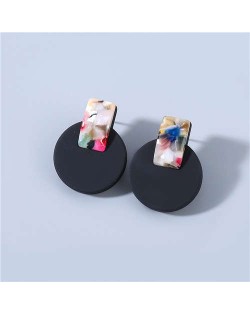 Bohemian Style Wholesale Jewelry Colorful Embellished Classic Design Women Vintage Round Ear Studs