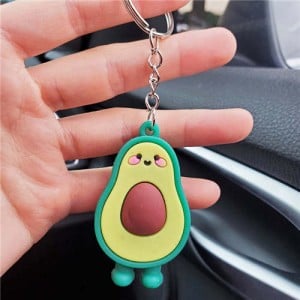 U.S.Fashion Cute Cartoon Fruit Series Soft Plastic Wholesale Key Chain - Avocado