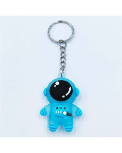 Popular Spaceman Design Handbag Pendant Cartoon Astronaut Key Chain - Blue