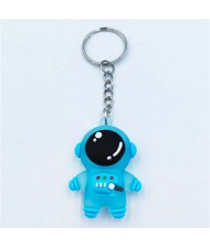 Popular Spaceman Design Handbag Pendant Cartoon Astronaut Key Chain - Blue