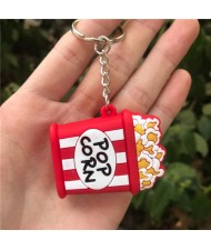 U.S. Fashion Unique Design Pop Corn Modeling Wholesale Key Chain