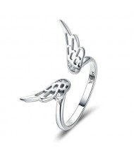 Elf Wings Open-end U.S. Fashion Wholesale 925 Sterling Silver Women Ring