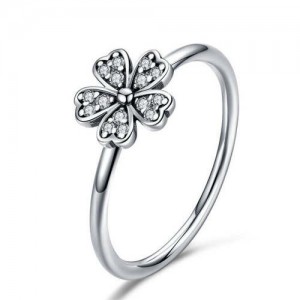 Minimalist Daisy Flower Series Wholesale 925 Sterling Silver Women Vintage Ring