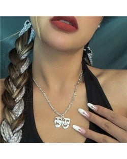 Hollow-out Masks Wholesale Jewelry Halloween Series Creative Design Women Necklace