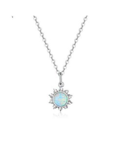 High Fashion Sun Wholesale 925 Sterling Silver Women Necklace - Silver