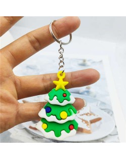 Christmas Tree Soft Plastic Wholesale Key Chain