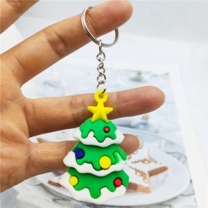 Christmas Tree Soft Plastic Wholesale Key Chain