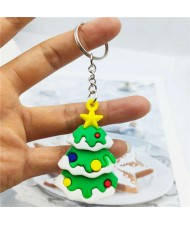 Christmas Tree Soft Plastic Wholesale Key Chain