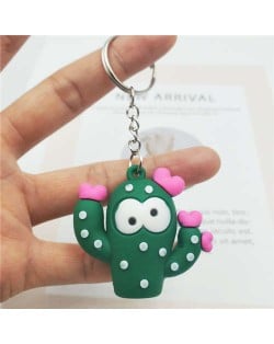 Cartoon Style Cute Cactus High Fashion Wholesale Key Chain