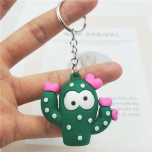 Cartoon Style Cute Cactus High Fashion Wholesale Key Chain