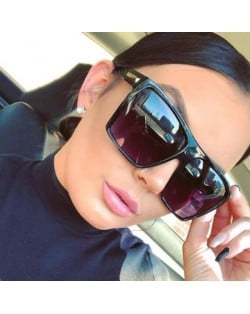 8 Colors Available Big Square Frame Design U.S. High Fashion Wholesale Sunglasses