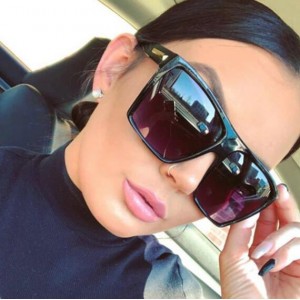 8 Colors Available Big Square Frame Design U.S. High Fashion Wholesale Sunglasses