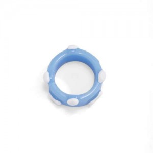 Creative Candy Color Simple Irregular Clouds Design Fashion Women Wholesale Resin Ring - Blue