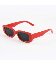 12 Colors Available Vintage Small Rectangular Frame Design U.S. Street Popular Fashion Wholesale Sunglasses