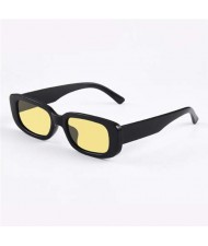 12 Colors Available Vintage Small Rectangular Frame Design U.S. Street Popular Fashion Wholesale Sunglasses