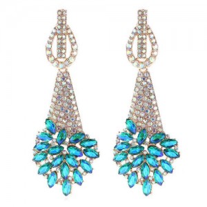 Luxrury Baroque Vintage Design Bling Flower Wholesale Women Boutique Earrings