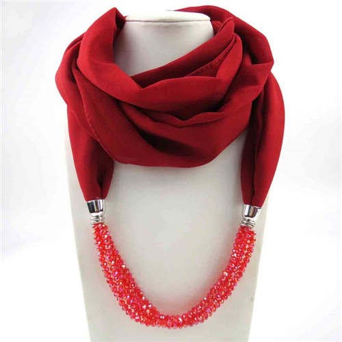 Beaded scarf hotsell necklace wholesale