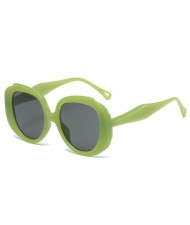 4 Colors Available Candy Color Round Frame U.S. Online Celebrity Vogue Wholesale Sunglasses
