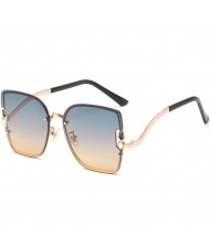 4 Colors Available Gradient Color Frameless U.S. and European Vogue Wholesale Sunglasses