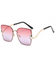 4 Colors Available Gradient Color Frameless U.S. and European Vogue Wholesale Sunglasses