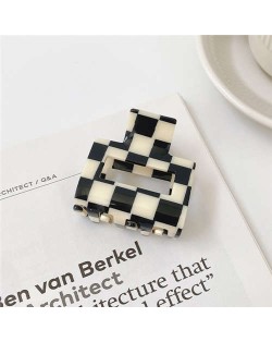 Classic Black and White Checkered Design Women Popular Hair Clip/ Accessories - NO.1