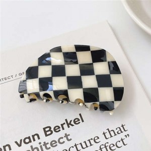 Classic Black and White Checkered Design Women Popular Hair Clip/ Accessories - NO.2