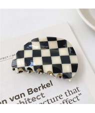 Classic Black and White Checkered Design Women Popular Hair Clip/ Accessories - NO.2