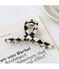 Classic Black and White Checkered Design Women Popular Hair Clip/ Accessories - NO.3