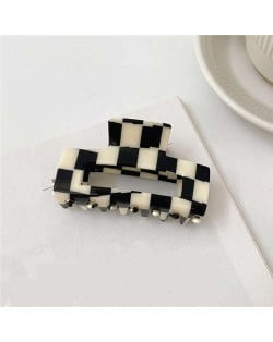 Classic Black and White Checkered Design Women Popular Hair Clip/ Accessories - NO.4