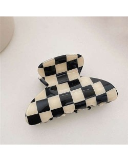 Classic Black and White Checkered Design Women Popular Hair Clip/ Accessories - NO.5