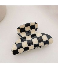 Classic Black and White Checkered Design Women Popular Hair Clip/ Accessories - NO.5