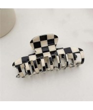 Classic Black and White Checkered Design Women Popular Hair Clip/ Accessories - NO.6