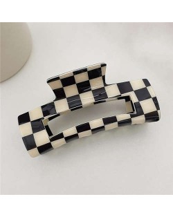 Classic Black and White Checkered Design Women Popular Hair Clip/ Accessories - NO.7