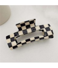 Classic Black and White Checkered Design Women Popular Hair Clip/ Accessories - NO.7