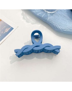 Light Blue Elegant Unique Design Resin Hair Accessories Clip - NO.1