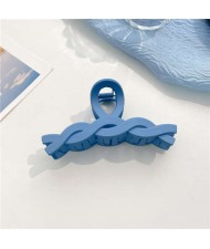 Light Blue Elegant Unique Design Resin Hair Accessories Clip - NO.1