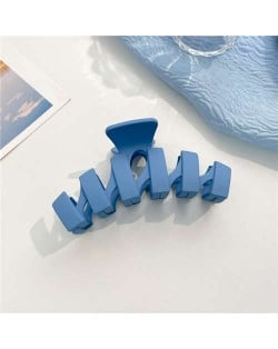 Light Blue Elegant Unique Design Resin Hair Accessories Clip - NO.3