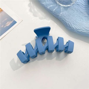 Light Blue Elegant Unique Design Resin Hair Accessories Clip - NO.3