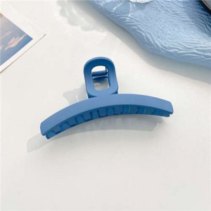 Light Blue Elegant Unique Design Resin Hair Accessories Clip - NO.4