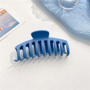 Light Blue Elegant Unique Design Resin Hair Accessories Clip - NO.5
